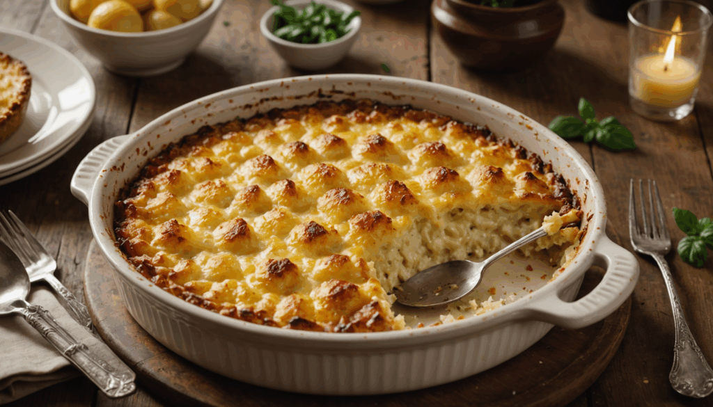 discover the perfect 3-ingredient creamy gratin that's ready in just 20 minutes. a delicious and simple dish that steals the spotlight at every dinner table!