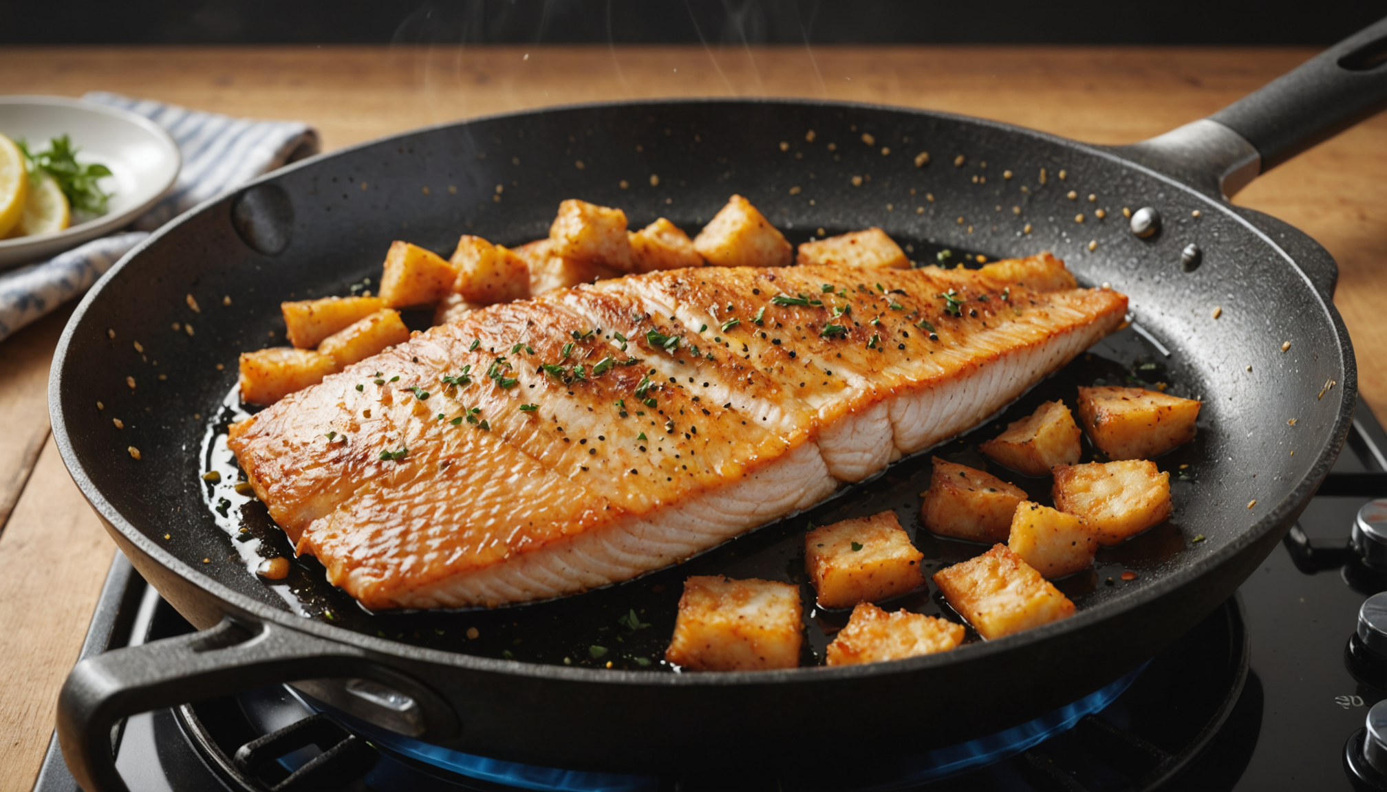 discover why fish sticks to the pan and the common skin mistake that causes it. learn tips to achieve perfectly cooked, non-stick fish every time.